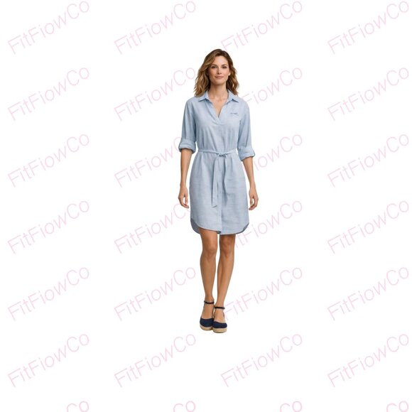 Popilov Yachting Dresses & Skirts - Popilov Yachting Striped Shirt Dress – Size M – EUC